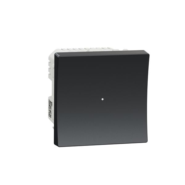 SCHNEIDER ELECTRIC NEW UNICA КЛЮЧ С ВРЕМЕЗАКЪСНЕНИЕ, 10А, АНТРАЦИТ