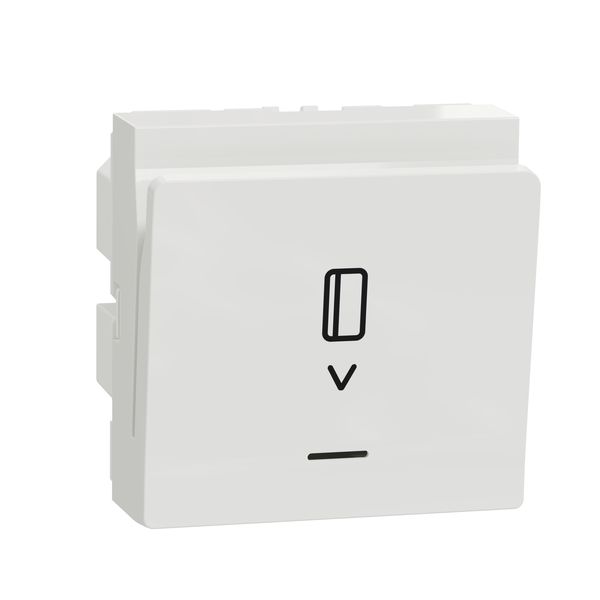 SCHNEIDER ELECTRIC NEW UNICA КЛЮЧ-КАРТА ЗА ХОТЕЛИ, БЯЛ