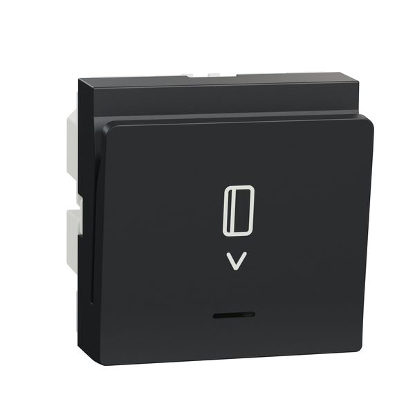 SCHNEIDER ELECTRIC NEW UNICA КЛЮЧ-КАРТА ЗА ХОТЕЛИ, АНТРАЦИТ