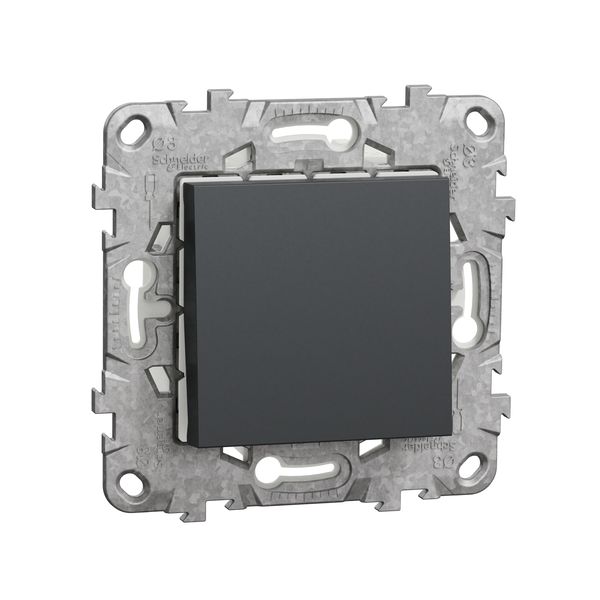 SCHNEIDER ELECTRIC NEW UNICA КЛЮЧ IP44 ДВУМОДУЛЕН, АНТРАЦИТ ВЛАГОЗАЩИТЕН