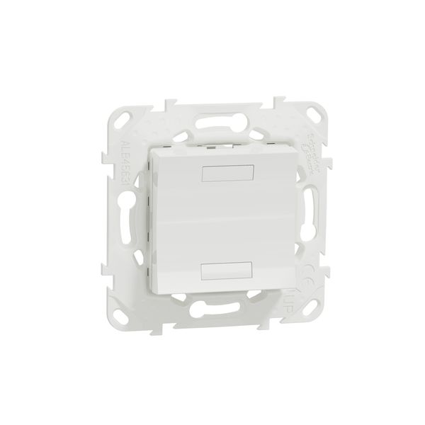 SCHNEIDER ELECTRIC NEW UNICA KNX ПУШ БУТОН, БЯЛ, АНТИБАКТЕРИАЛЕН