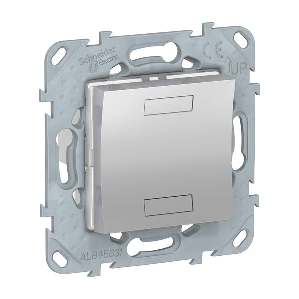 SCHNEIDER ELECTRIC NEW UNICA KNX ПУШ БУТОН, АЛУМИНИЙ