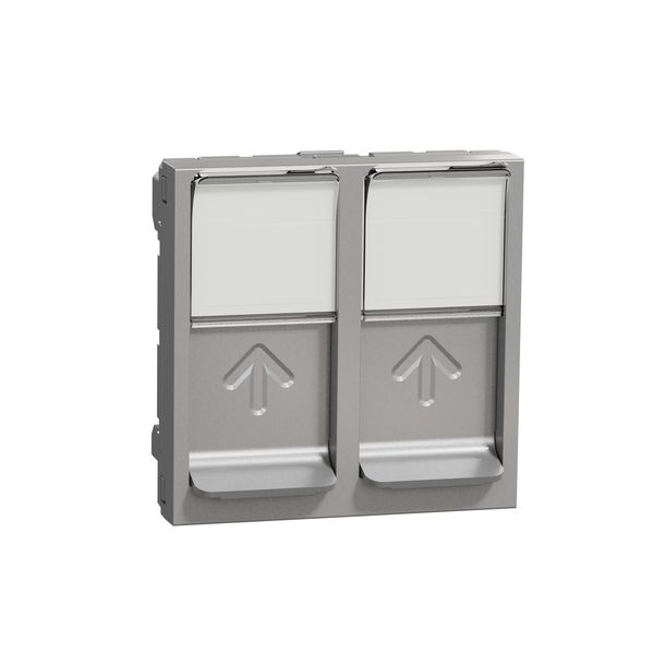 SCHNEIDER ELECTRIC NEW UNICA ДВОЙНА РОЗЕТКА RJ45 БЕЗ КОНЕКТОР, 2 МОДУЛА