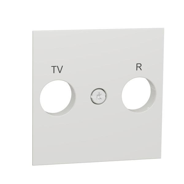SCHNEIDER ELECTRIC NEW UNICA ЛИЦЕВ ПАНЕЛ TV/R, БЯЛ