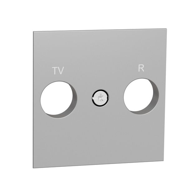 SCHNEIDER ELECTRIC NEW UNICA ЛИЦЕВ ПАНЕЛ TV/R, АЛУМИНИЙ