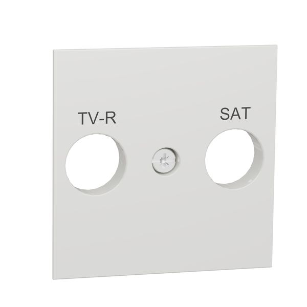 SCHNEIDER ELECTRIC NEW UNICA ЛИЦЕВ ПАНЕЛ R-TV / SAT, БЯЛ