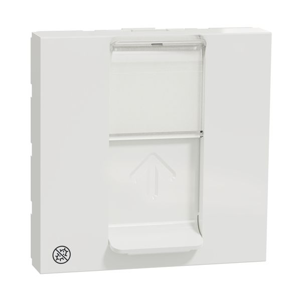 SCHNEIDER ELECTRIC NEW UNICA RJ45 КАПАК, 2 МОДУЛА KEYSTONE/SYSTIMAX, БЯЛ