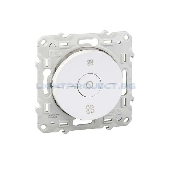 SCHNEIDER ELECTRIC S520243 КЛЮЧ ЗА ВЕНТИЛАТОР ТРИПОЗИЦИОНЕН ODACE БЯЛ
