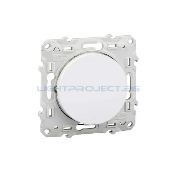 SCHNEIDER ELECTRIC S520276 БУТОН С ЛОКАТОРНА ЛАМПА ODACE БЯЛ