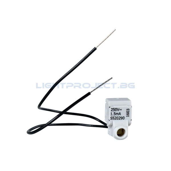 SCHNEIDER ELECTRIC S520290 LED ЛАМПА ОРАНЖЕВ 1.5 MA, 250 V AC С ОКАБЕЛЯВНЕ ODACE