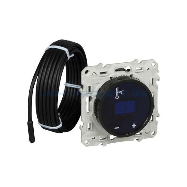 SCHNEIDER ELECTRIC S520509 ТЕРМОСТАТ СЪС СЕНЗОРЕН ЕКРАН 10А