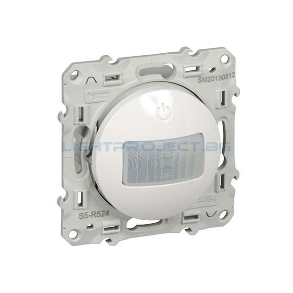 SCHNEIDER ELECTRIC S520524 ДЕТЕКТОР ЗА ДВИЖЕНИЕ 350W ДВУПРОВОДЕН ODACE БЯЛ