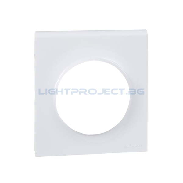 SCHNEIDER ELECTRIC S520752 ODACE STYL ДЕКОРАТИВНА РАМКА ЕДИНИЧНА С КАПАК
