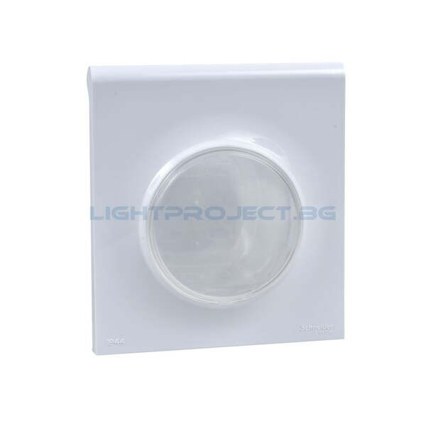 SCHNEIDER ELECTRIC S520772 ODACE STYL ДЕКОРАТИВНА РАМКА ЕДИНИЧНА С КАПАК IP44 ВЛАГОЗАЩИТЕН