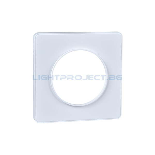 SCHNEIDER ELECTRIC S520802 ODACE TOUCH ДЕКОРАТИВНА РАМКА ЕДИНИЧНА БЯЛ