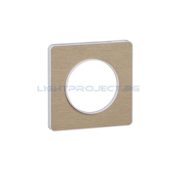 SCHNEIDER ELECTRIC S520802L ODACE TOUCH ДЕКОРАТИВНА РАМКА ЕДИНИЧНА ДРАСКАН БРОНЗ