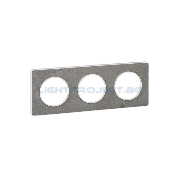 SCHNEIDER ELECTRIC S520806U ODACE TOUCH ДЕКОРАТИВНА РАМКА ТРОЙНА МОРСКИ КАМЪК