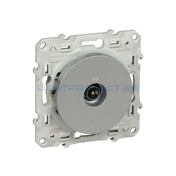 SCHNEIDER ELECTRIC S530445 РОЗЕТКА TV ODACE АЛУМИНИЙ