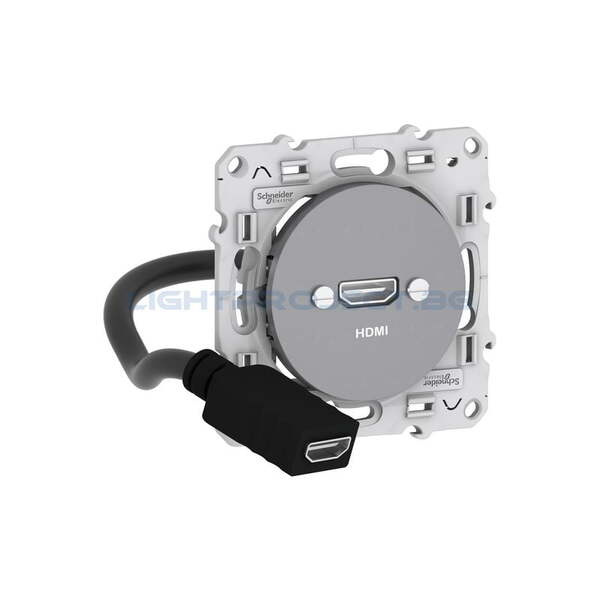 SCHNEIDER ELECTRIC S530462 HDMI РОЗЕТКА ODACE АЛУМИНИЙ