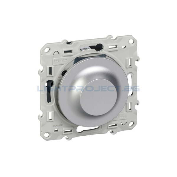SCHNEIDER ELECTRIC S530512 ДИМЕР ДЕВИАТОР 400W + LED ODACE АЛУМИНИЙ