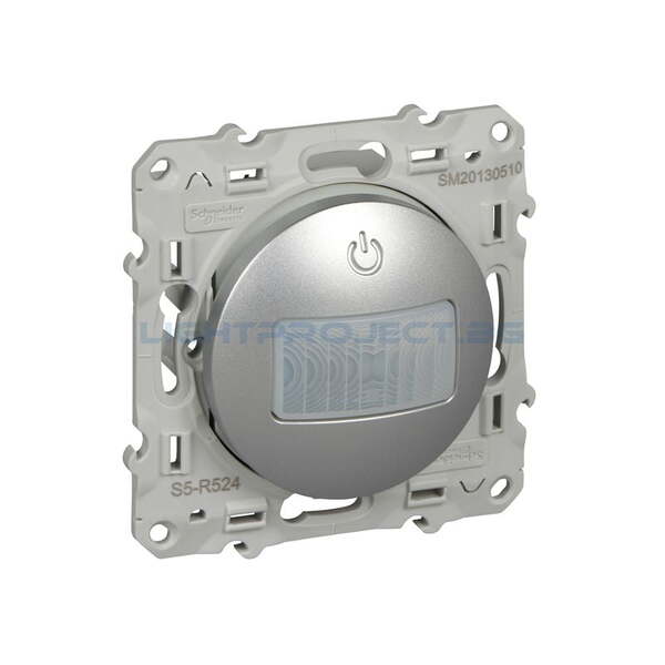 SCHNEIDER ELECTRIC S530524 ДЕТЕКТОР ЗА ДВИЖЕНИЕ 350W ДВУПРОВОДЕН ODACE АЛУМИНИЙ