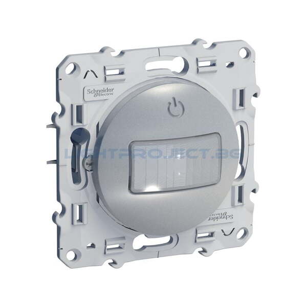 SCHNEIDER ELECTRIC S530525 ДЕТЕКТОР ЗА ДВИЖЕНИЕ 10 A ТРИПРОВОДЕН ODACE АЛУМИНИЙ