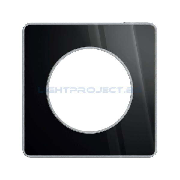 SCHNEIDER ELECTRIC S530802K1 ODACE TOUCH ALUMINIUM ДЕКОРАТИВНА РАМКА ЕДИНИЧНА OПУШЕН АЛУМИНИЙ КРОКО