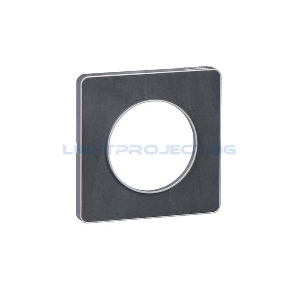 SCHNEIDER ELECTRIC S530802V ODACE TOUCH ALUMINIUM ДЕКОРАТИВНА РАМКА КАМЪК