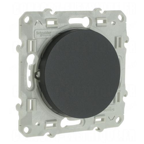 SCHNEIDER ELECTRIC S540204 МЕХ. КЛЮЧ ДЕВИАТОРЕН ODACE, 10А 250V АНТРАЦИТ