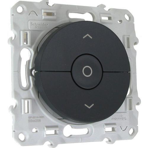 SCHNEIDER ELECTRIC S540208 КЛЮЧ ЗА ЩОРИ ТРИПОЗИЦИОНЕН ODACE АНТРАЦИТ