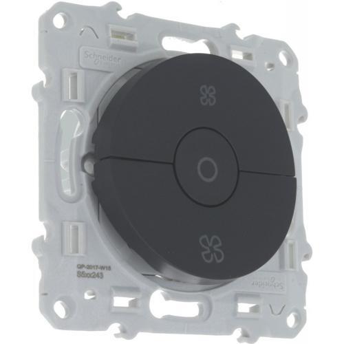 SCHNEIDER ELECTRIC S540243 КЛЮЧ ЗА ВЕНТИЛАТОР ТРИПОЗИЦИОНЕН ODACE АНТРАЦИТ