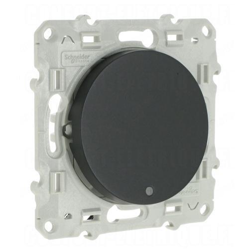 SCHNEIDER ELECTRIC S540276 БУТОН С ЛОКАТОРНА ЛАМПА ODACE АНТРАЦИТ