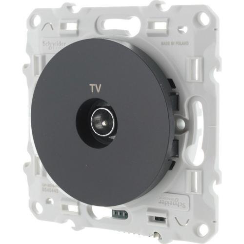 SCHNEIDER ELECTRIC S540445 РОЗЕТКА TV ODACE АНТРАЦИТ
