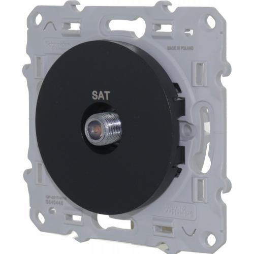 SCHNEIDER ELECTRIC S540446 РОЗЕТКА SAT ODACE АНТРАЦИТ