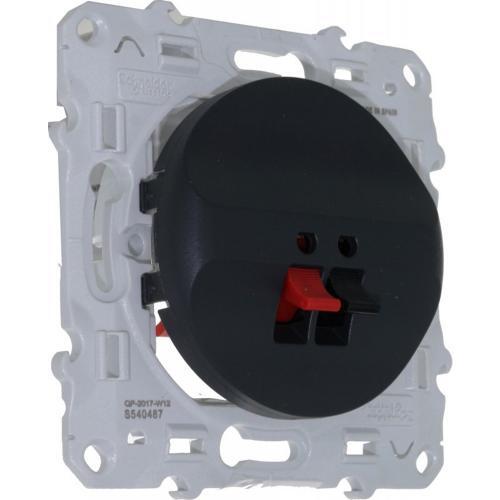 SCHNEIDER ELECTRIC S540487 РОЗЕТКА ЗА ВИСОКОГОВОРИТЕЛ ODACE АНТРАЦИТ