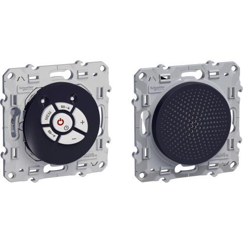 SCHNEIDER ELECTRIC S540583 FM ТУНЕР С ВИСОКОГОВОРИТЕЛ ODACE АНТРАЦИТ
