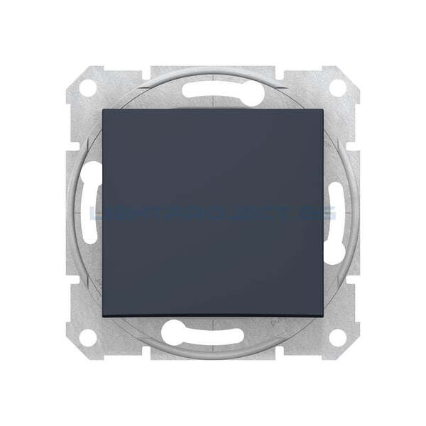 SCHNEIDER ELECTRIC SDN0100170 ЕДНОПОЛЮСЕН КЛЮЧ SEDNA, 10А , ГРАФИТ