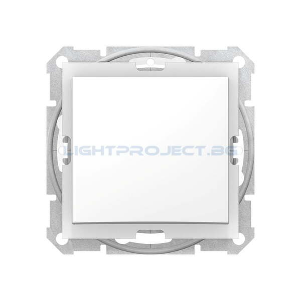 SCHNEIDER ELECTRIC SDN0100321 ЕДНОПОЛЮСЕН КЛЮЧ SEDNA, 10А IP44, БЯЛ ВЛАГОЗАЩИТЕН