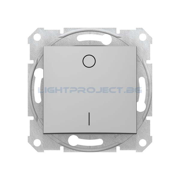 SCHNEIDER ELECTRIC SDN0200160 ДВУПОЛЮСЕН КЛЮЧ SEDNA, 10А , АЛУМИНИЙ