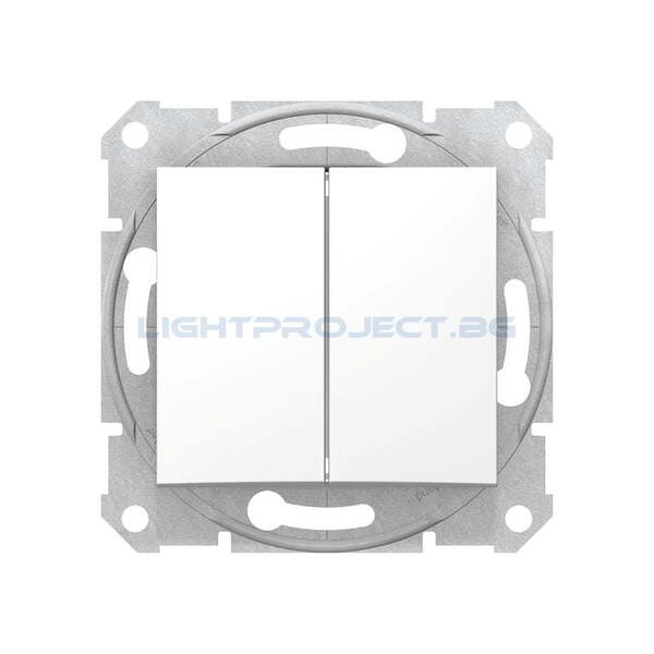 SCHNEIDER ELECTRIC SDN0300121 СЕРИЕН КЛЮЧ SEDNA, 10А , БЯЛ