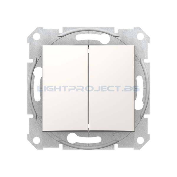 SCHNEIDER ELECTRIC SDN0300123 СЕРИЕН КЛЮЧ SEDNA, 10А , КРЕМ