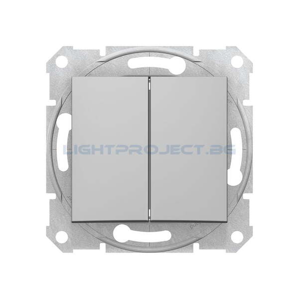 SCHNEIDER ELECTRIC SDN0300160 СЕРИЕН КЛЮЧ SEDNA, 10А , АЛУМИНИЙ