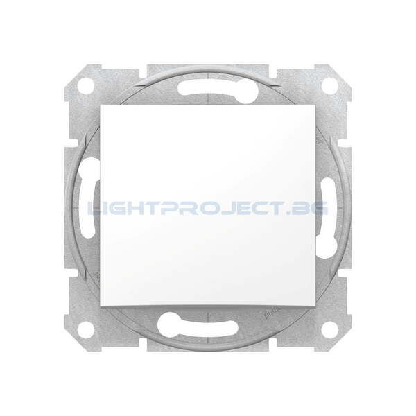 SCHNEIDER ELECTRIC SDN0400121 ДЕВИАТОРЕН КЛЮЧ SEDNA, 10А , БЯЛ