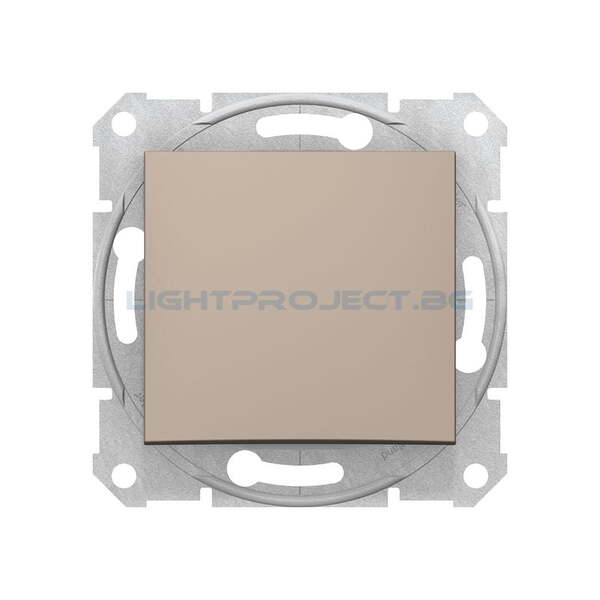 SCHNEIDER ELECTRIC SDN0400168 ДЕВИАТОРЕН КЛЮЧ SEDNA, 10А , ТИТАНИЙ