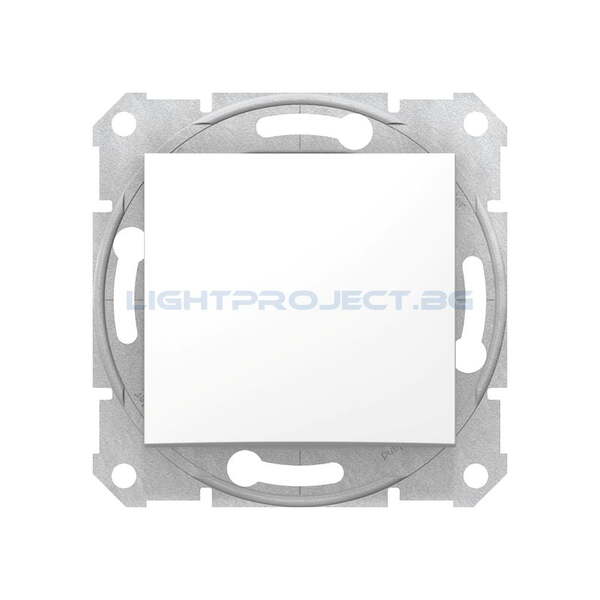 SCHNEIDER ELECTRIC SDN0500121 КРЪСТАТ КЛЮЧ SEDNA, 10А , БЯЛ