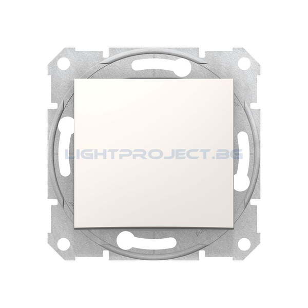 SCHNEIDER ELECTRIC SDN0500123 КРЪСТАТ КЛЮЧ SEDNA, 10А , КРЕМ