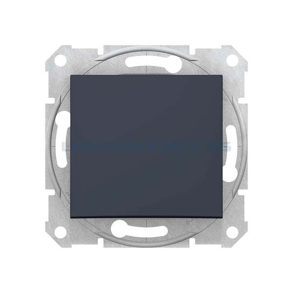 SCHNEIDER ELECTRIC SDN0500170 КРЪСТАТ КЛЮЧ SEDNA, 10А , ГРАФИТ