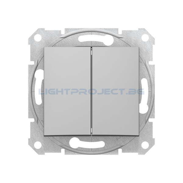 SCHNEIDER ELECTRIC SDN0600160 СЕРИЕН ДЕВИАТОРЕН КЛЮЧ SEDNA, 10А , АЛУМИНИЙ