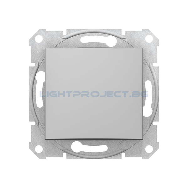 SCHNEIDER ELECTRIC SDN0700160 БУТОН SEDNA, 10А, АЛУМИНИЙ