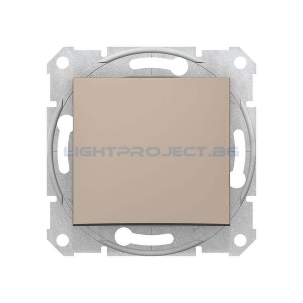 SCHNEIDER ELECTRIC SDN0700168 БУТОН SEDNA, 10А, ТИТАНИЙ